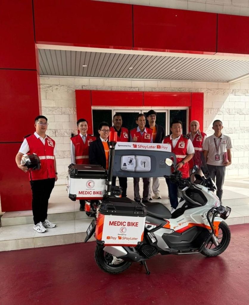 First Medical Response Bike for Shopee Malaysia